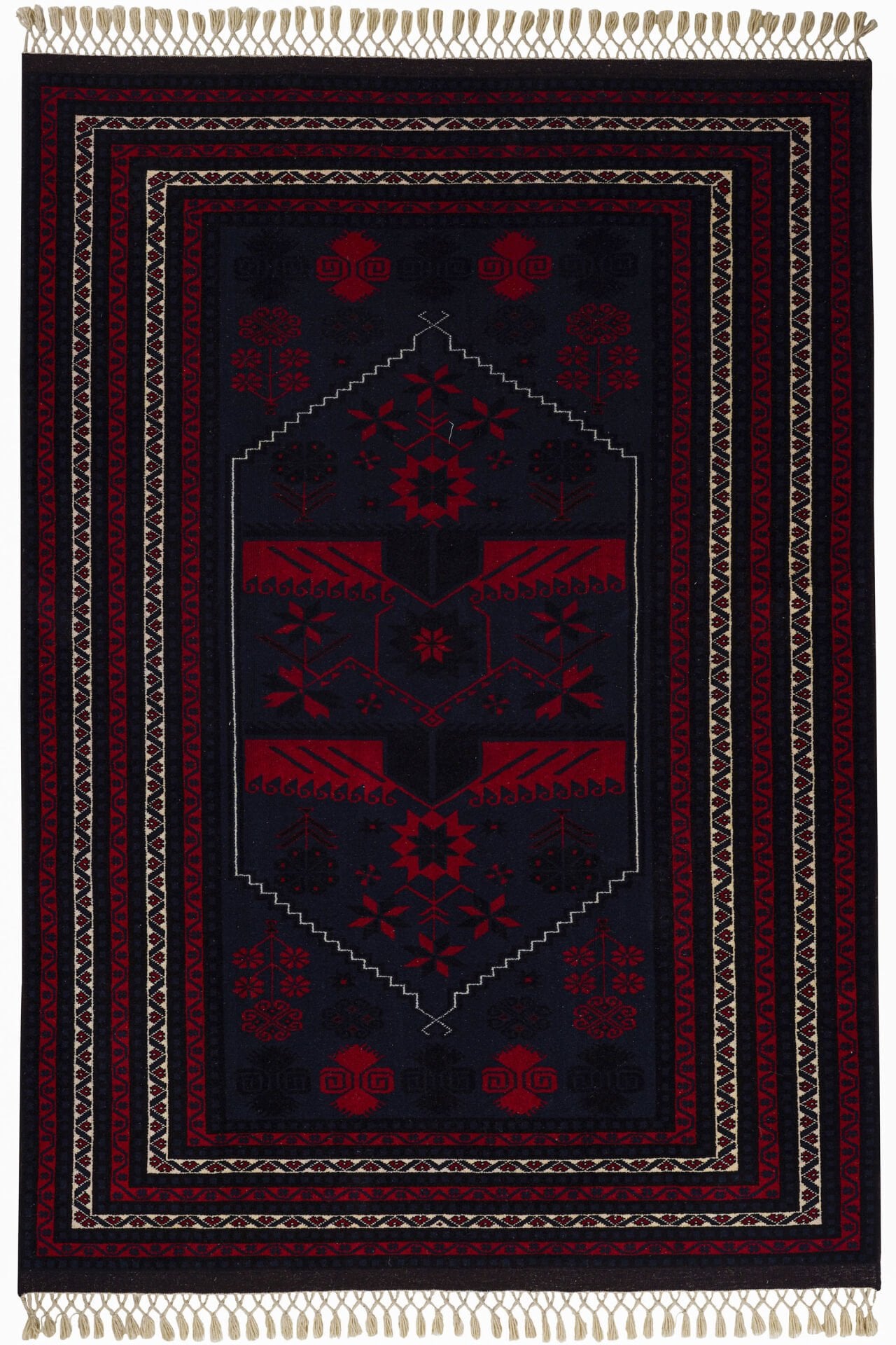 Yağcıbedir 162228 El Dokuma Yün Halı Bordo - 165x228
