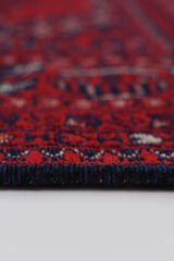 Mira Afgan 7 Kaymaz Tabanlı Yıkanabilir Klasik Kilim Kırmızı - 160x230