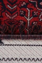 Mira Afgan 7 Kaymaz Tabanlı Yıkanabilir Klasik Kilim Kırmızı - 160x230