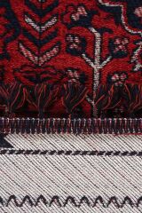Mira Afgan 7 Kaymaz Tabanlı Yıkanabilir Klasik Kilim Kırmızı - 160x230