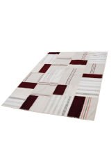 Naar Halı Patchwork El Yapımı Dekoratif Halı Krem - 150x200