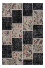 Klasik Patchwork Renkli Modern El Dokuma Halı