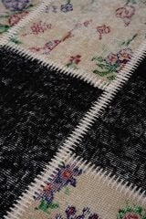 Klasik Patchwork Renkli Modern El Dokuma Halı