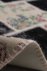 Klasik Patchwork Renkli Modern El Dokuma Halı