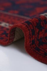 Mira Afgan 4 Kaymaz Tabanlı Yıkanabilir Klasik Kilim Lacivert - 80x150