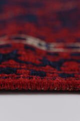 Mira Afgan 4 Kaymaz Tabanlı Yıkanabilir Klasik Kilim Lacivert - 200x300