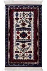 Yağcıbedir 64005 El Dokuma Yün Halı Kırmızı - 81x133