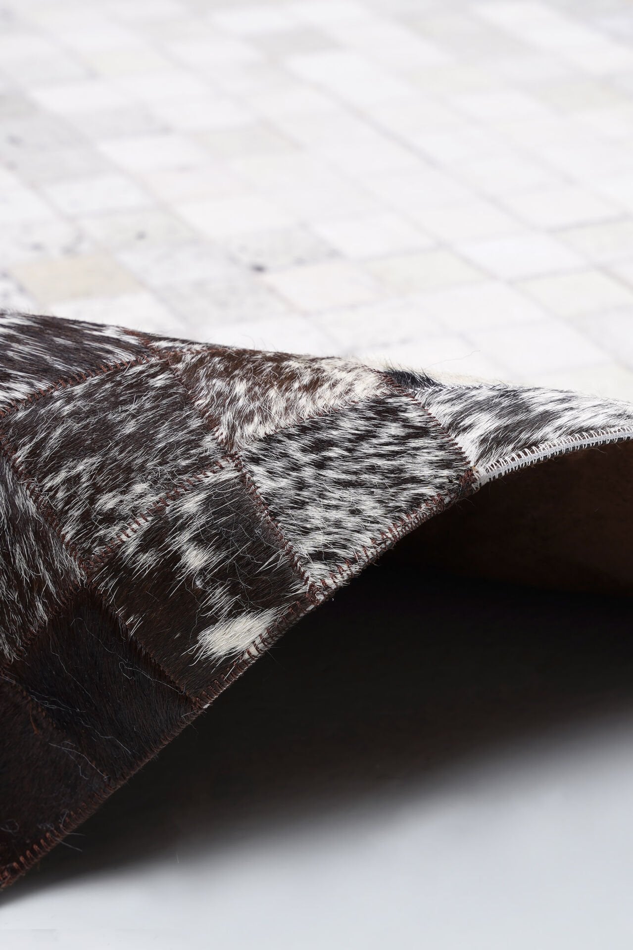 Naar Halı Tay Deri Patchwork El Yapımı Dekoratif Halı