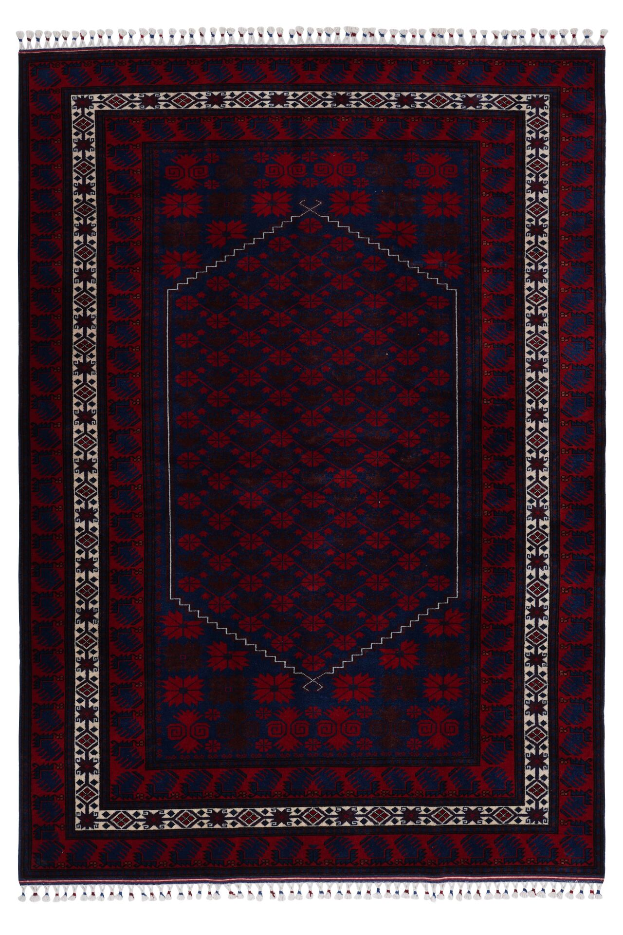 Yağcıbedir 64010 El Dokuma Yün Halı Kırmızı - 193x277