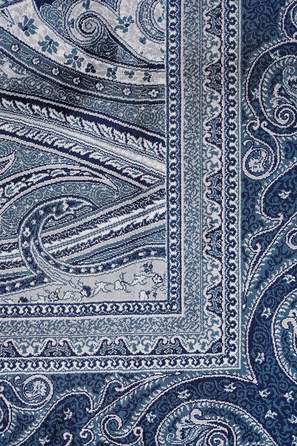 Naar Pers 17375B Bambu Halı Lacivert - 120x180