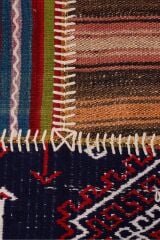 Kilim Patchwork Renkli Modern El Dokuma Halı