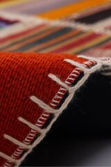 Kilim Patchwork Renkli Modern El Dokuma Halı