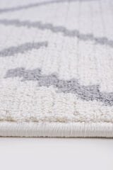 Velar 3609 Krem Yumuşak Dokulu Modern Salon Halısı