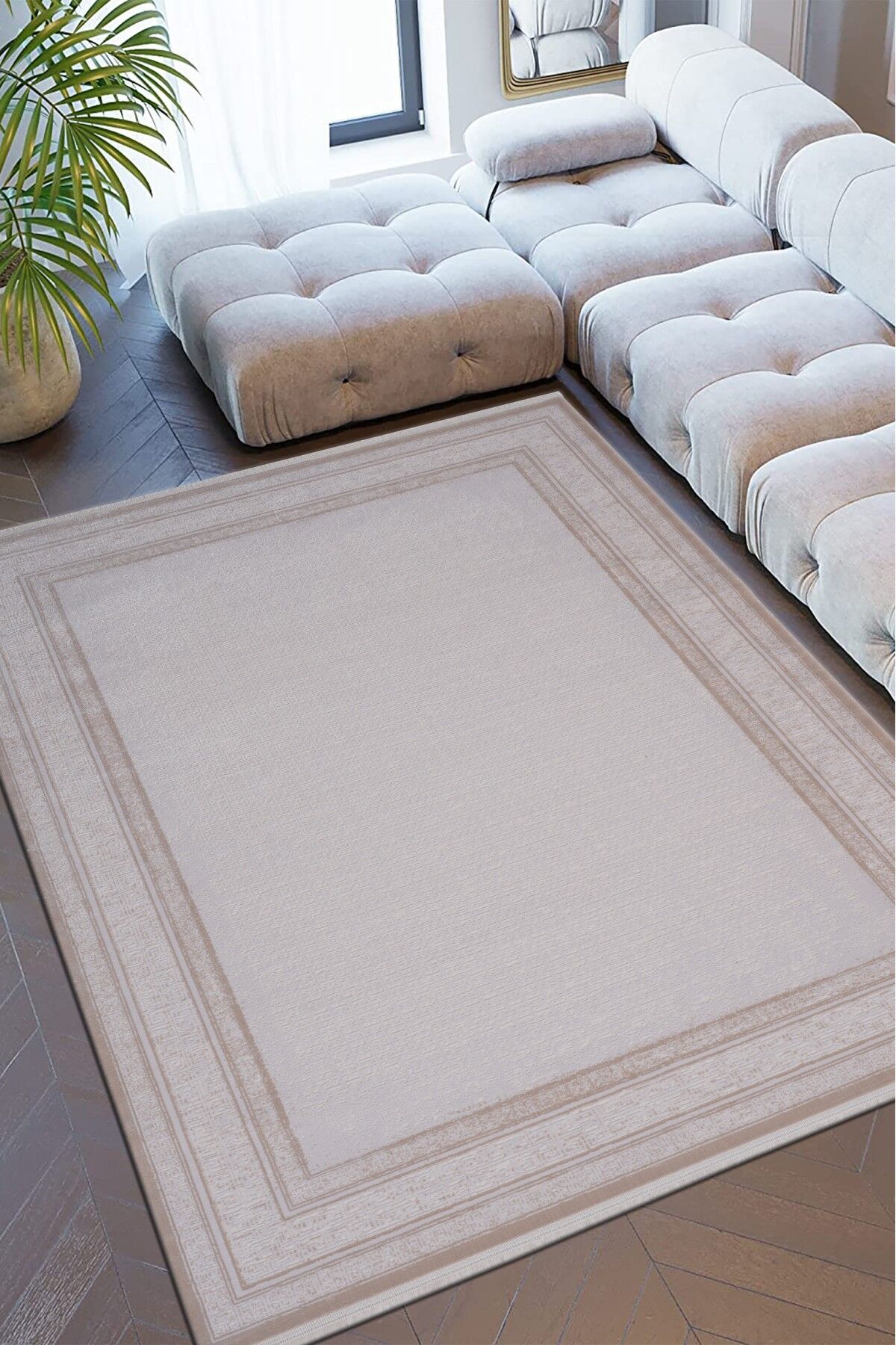 Royal Nero No04C Modern Makine Halısı