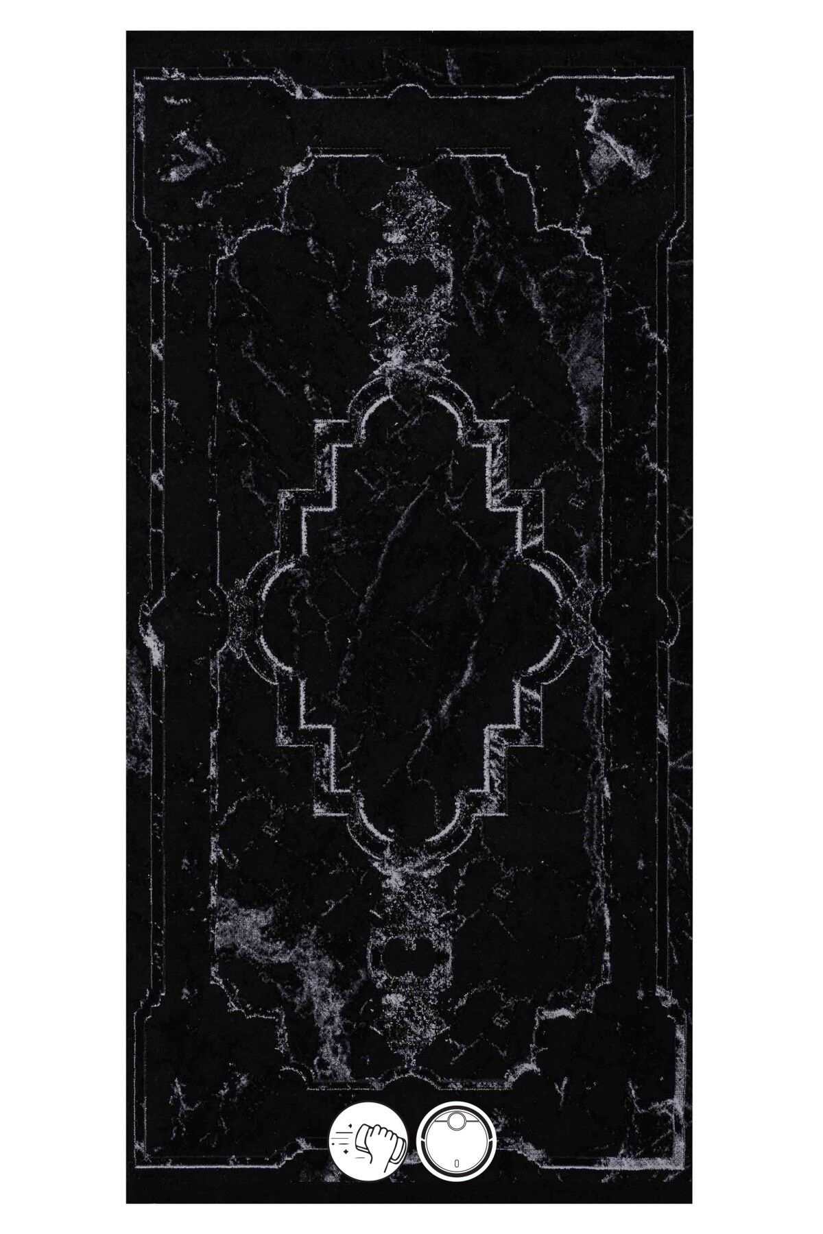 Royal Nero No11A Modern Makine Halısı