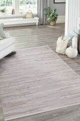 Lizbon 4516 Krem Modern Mutfak Halısı Koridor Makine Halısı
