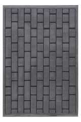 İndus 8008 Gri Taş Desenli Salon Halısı Kesme Halı