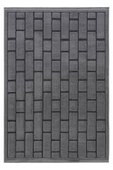 İndus 8008 Gri Taş Desenli Salon Halısı Kesme Halı