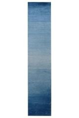 Nepal 3664 El Dokuma Kalın Bambu Halı Renkli - 80x400