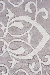 Nepal 3511 El Dokuma Kalın Bambu Halı Beyaz - 120x180