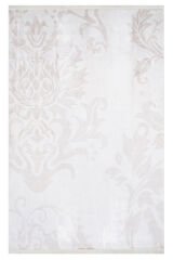 Nepal 3525 El Dokuma Kalın Bambu Halı Beyaz - 170x240