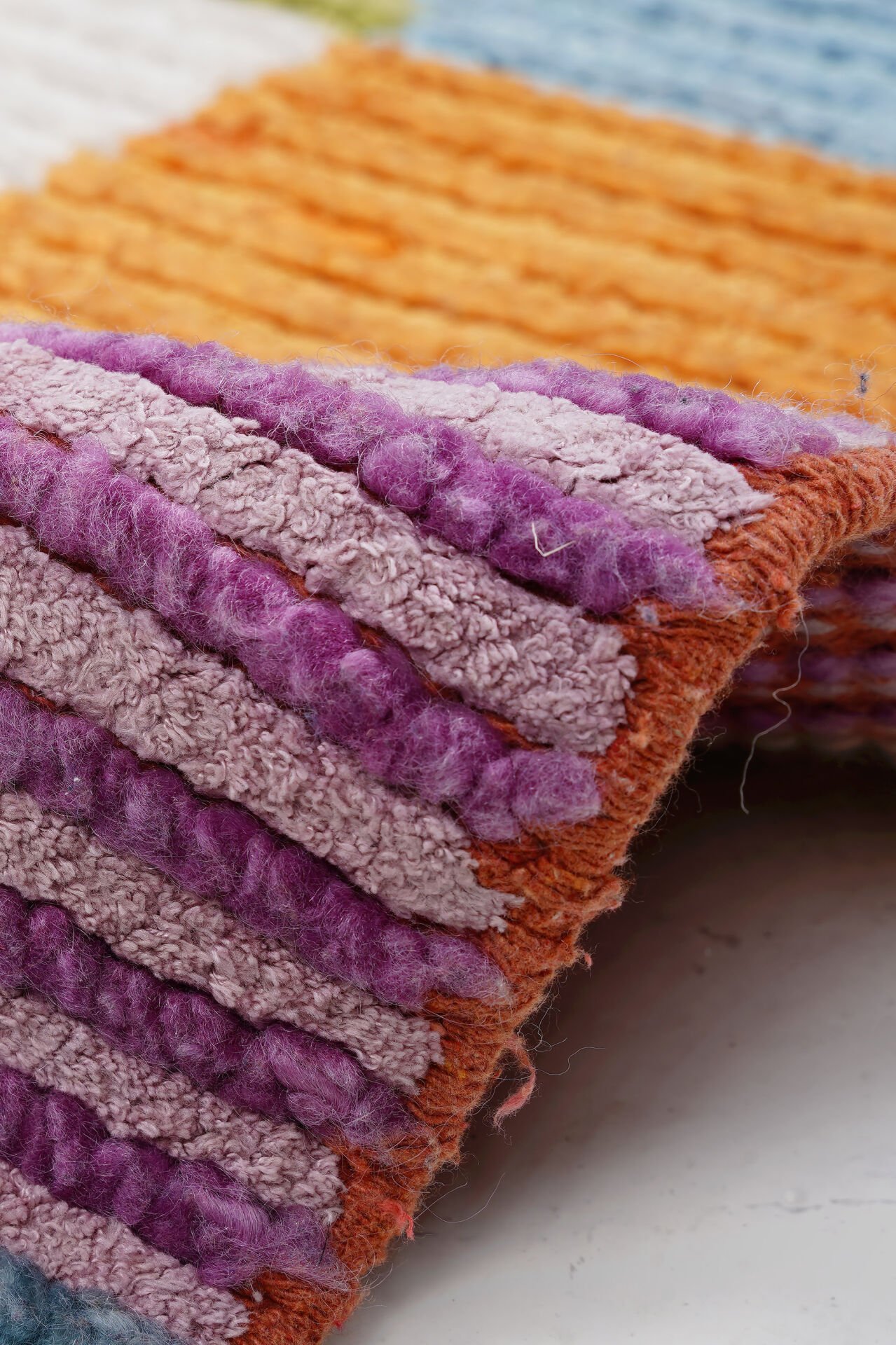 Nepal 3592 El Dokuma Kalın Yün Kilim