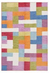 Nepal 3592 El Dokuma Kalın Yün Kilim Renkli - 120x180