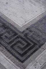 Naar Elite 0844D Bambu Halı Gri - 120x180