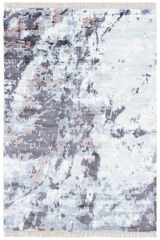 Erase KC 302 El Dokuma Bambu Halı Mavi - 80x300