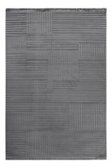 Prag 9202 Gri Geometrik Salon Halısı