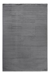 Prag 9202 Gri Geometrik Salon Halısı