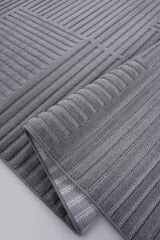 Prag 9202 Gri Geometrik Salon Halısı