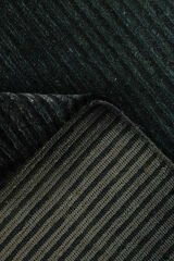 Nepal 3523 Siyah El Dokuma Kalın Bambu Halı