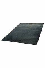 Nepal 3523 Siyah El Dokuma Kalın Bambu Halı Beyaz - 170x240