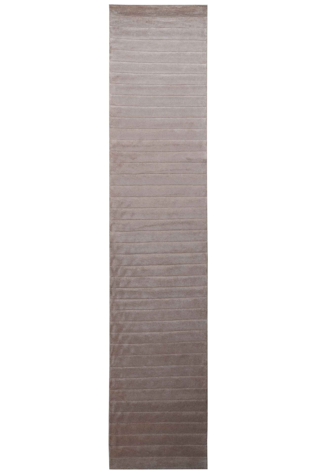 Nepal 3640 El Dokuma Kalın Bambu Halı Bej - 81x400