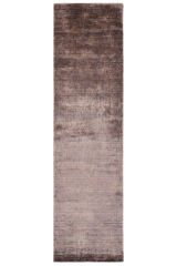 Nepal 3652 El Dokuma Kalın Bambu Halı Kahve - 80x300