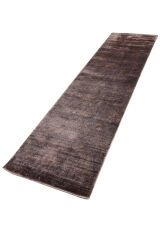 Nepal 3652 El Dokuma Kalın Bambu Halı Kahve - 80x300