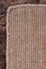 Nepal 3652 El Dokuma Kalın Bambu Halı Kahve - 80x300