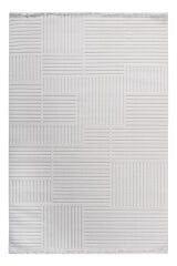 Prag 9204 Bej Geometrik Salon Halısı