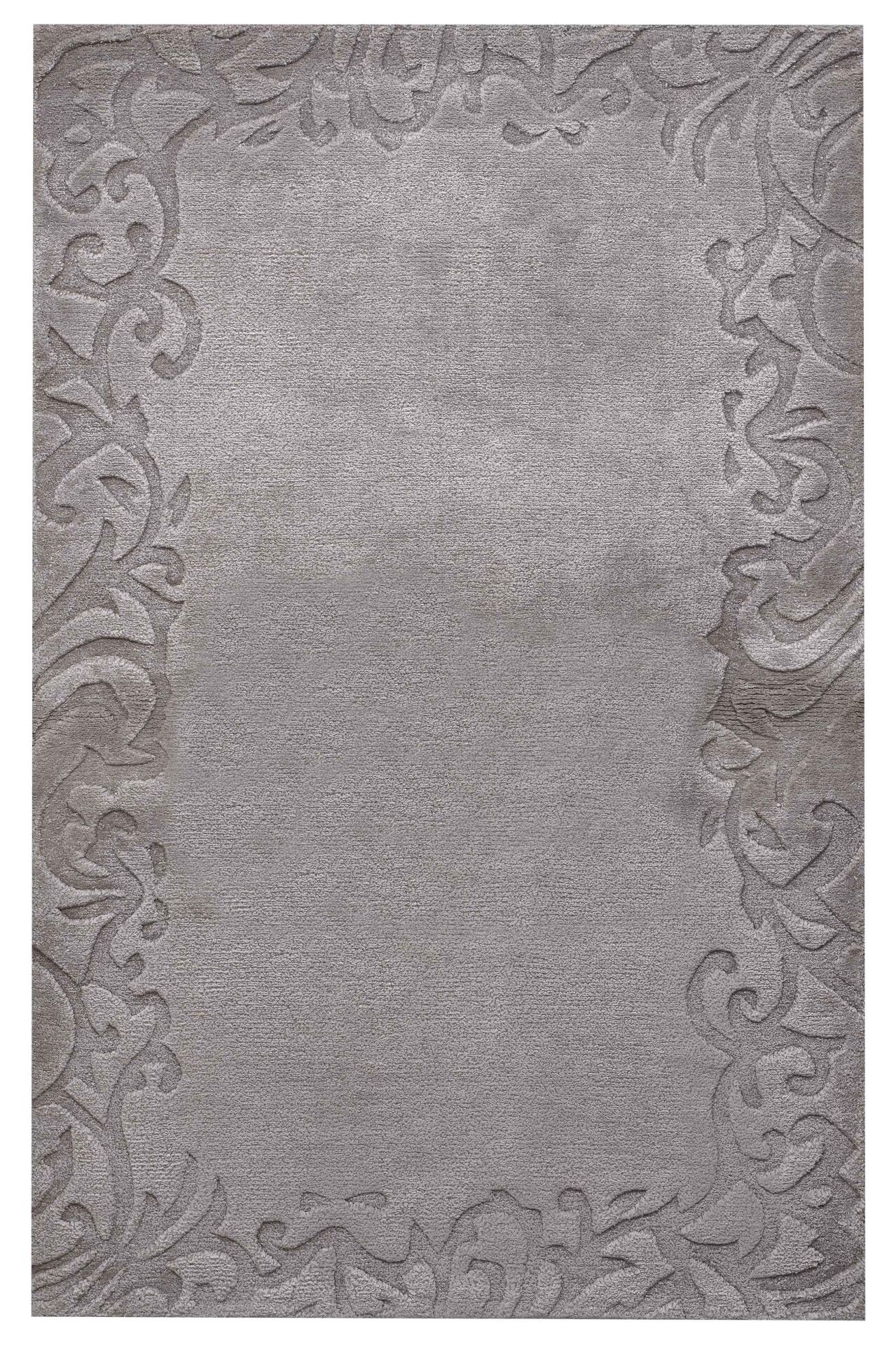 Nepal 3626 El Dokuma Kalın Bambu Halı Vizon - 94x147