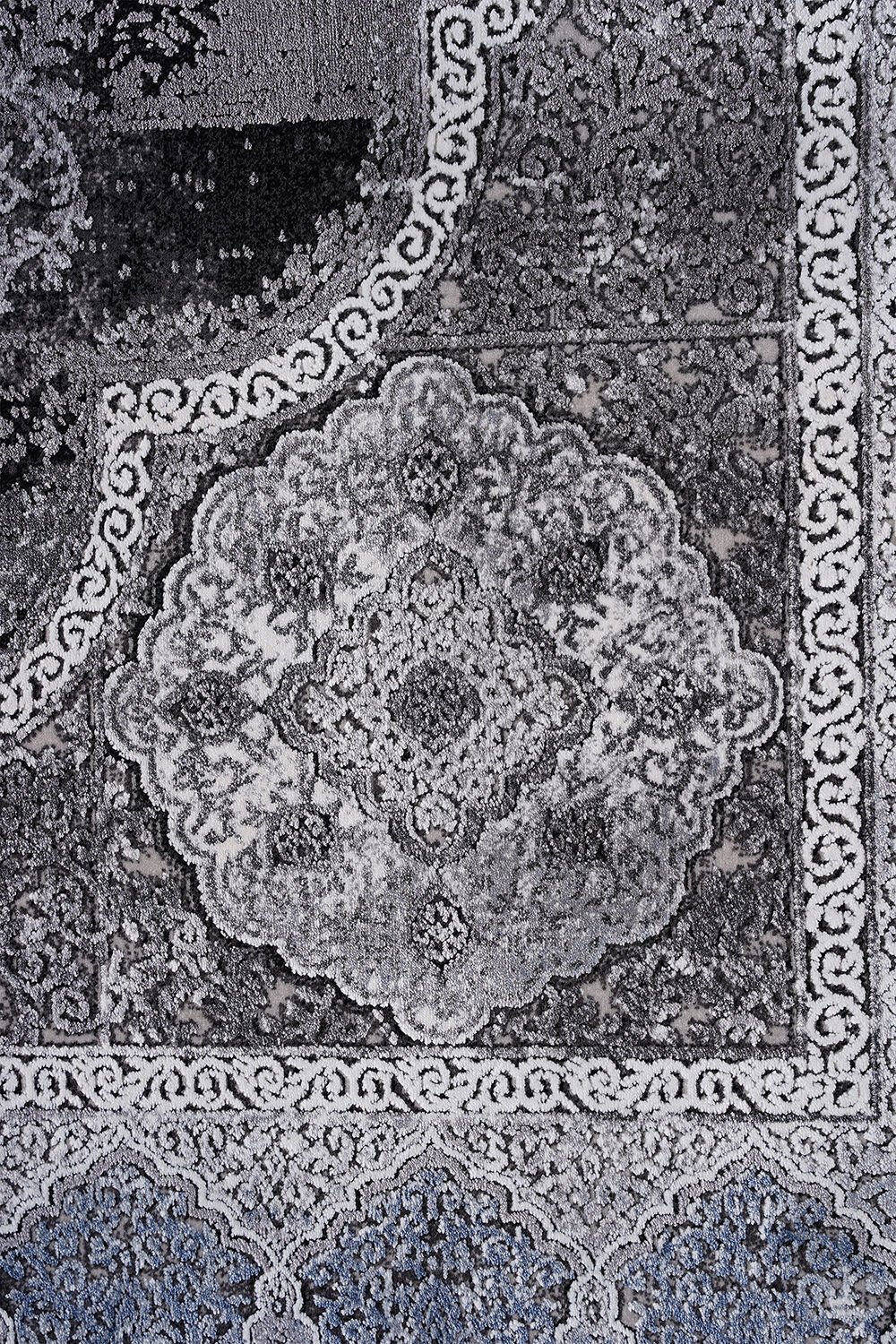 Naar Karia 31536 Bambu Halı Gri - 160x230