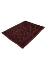 Afgan Berceste Kilim Kırmızı Otantik El Dokuma Halı