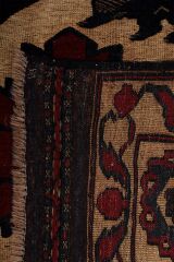 Afgan Berceste Kilim Kırmızı Otantik El Dokuma Halı