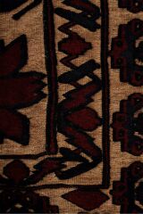 Afgan Berceste Kilim Kırmızı Otantik El Dokuma Halı