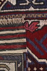 Afgan Berceste Kilim Kırmızı Otantik El Dokuma Halı