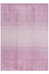 Nepal 3540 El Dokuma Kalın Bambu Halı Pembe - 170x240