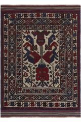 Afgan Berceste Kilim Kırmızı Otantik El Dokuma Halı