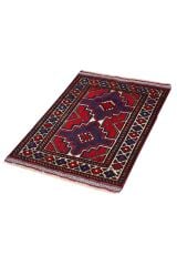 Afgan Berceste Kilim Kırmızı Otantik El Dokuma Halı