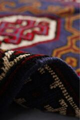 Afgan Berceste Kilim Kırmızı Otantik El Dokuma Halı