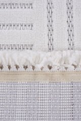 Prag 9201 Krem Geometrik Salon Halısı